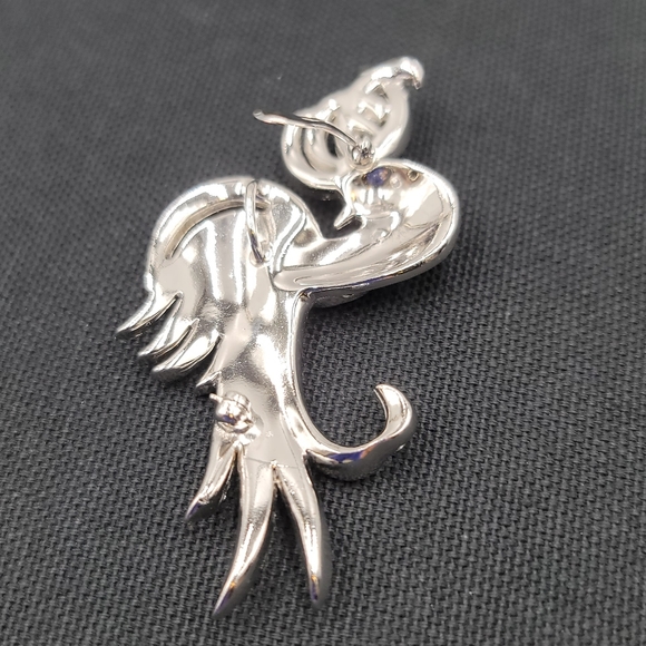 Vtg peacock cocktail brooch or pendant - Picture 4 of 8